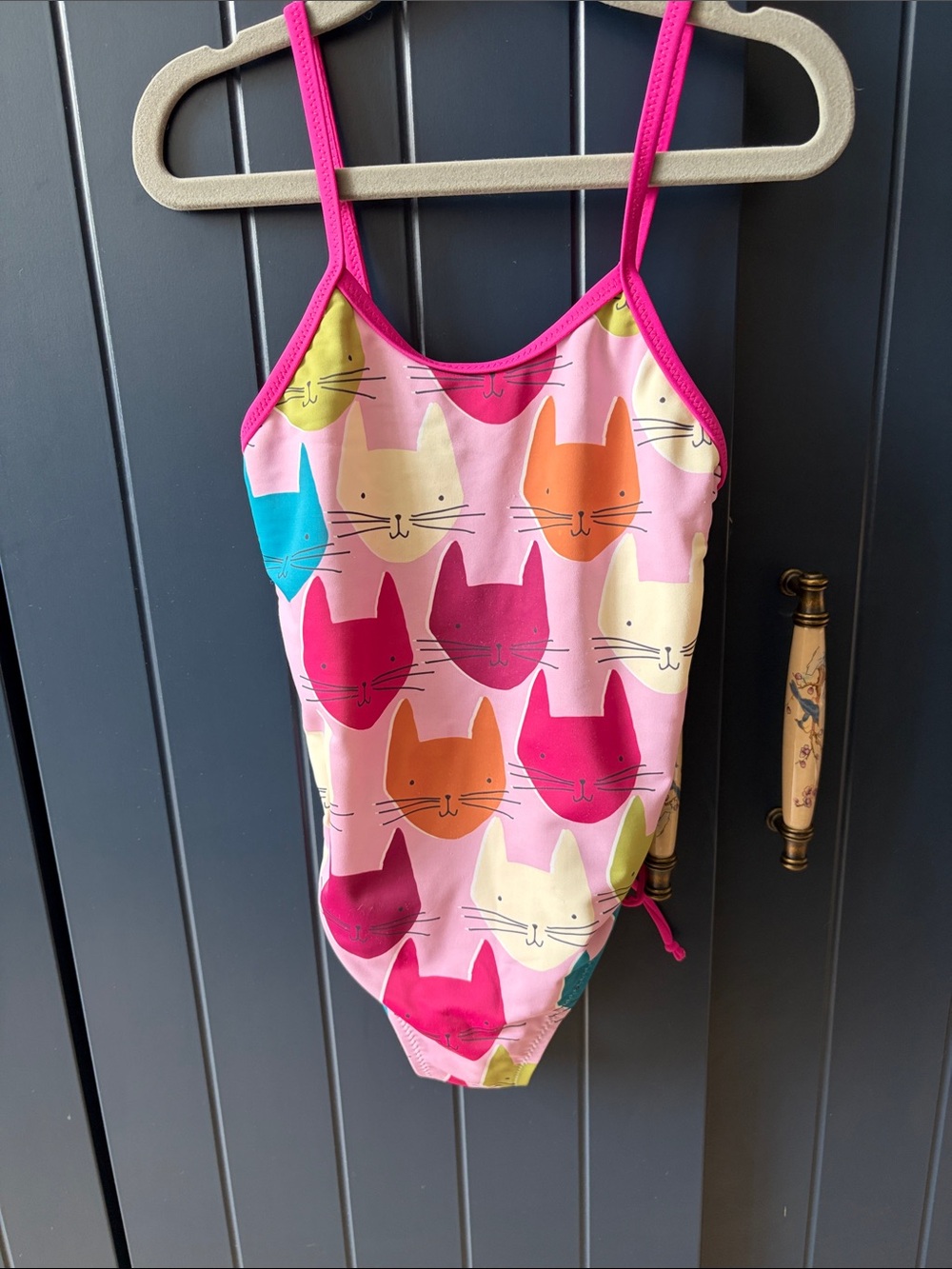 Pink Chicken Toddler Swimsuit - 5Y